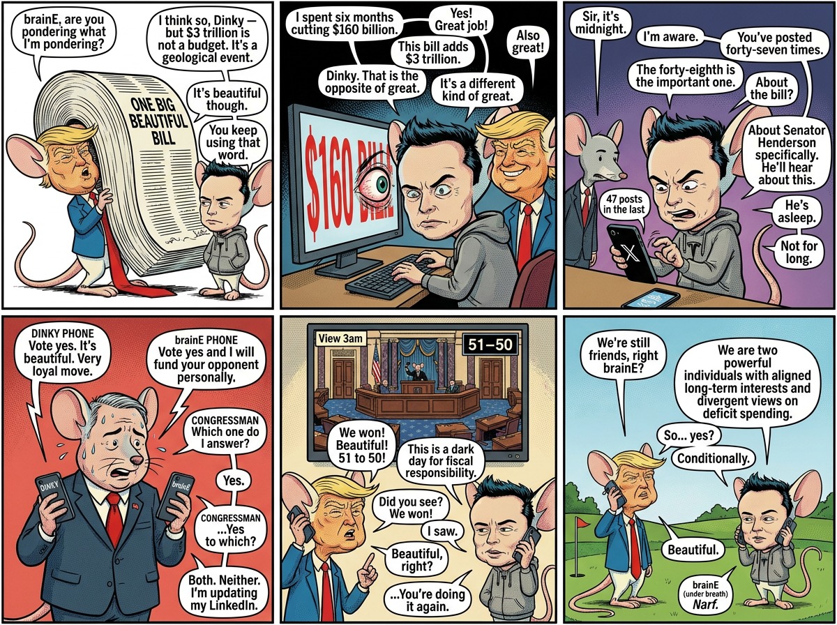 The Big Beautiful Bill comic strip